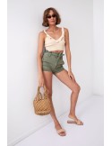 Khaki-Jeansshorts 66000 – Online-Shop – Boutique